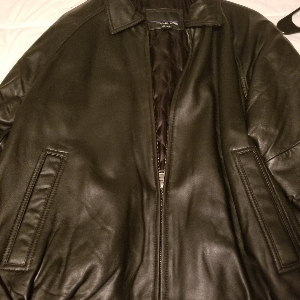 Leather coat brand new